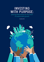 Front cover image of investing with purpose report