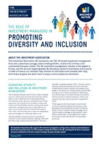 The role of asset managers in promoting diversity and inclusion